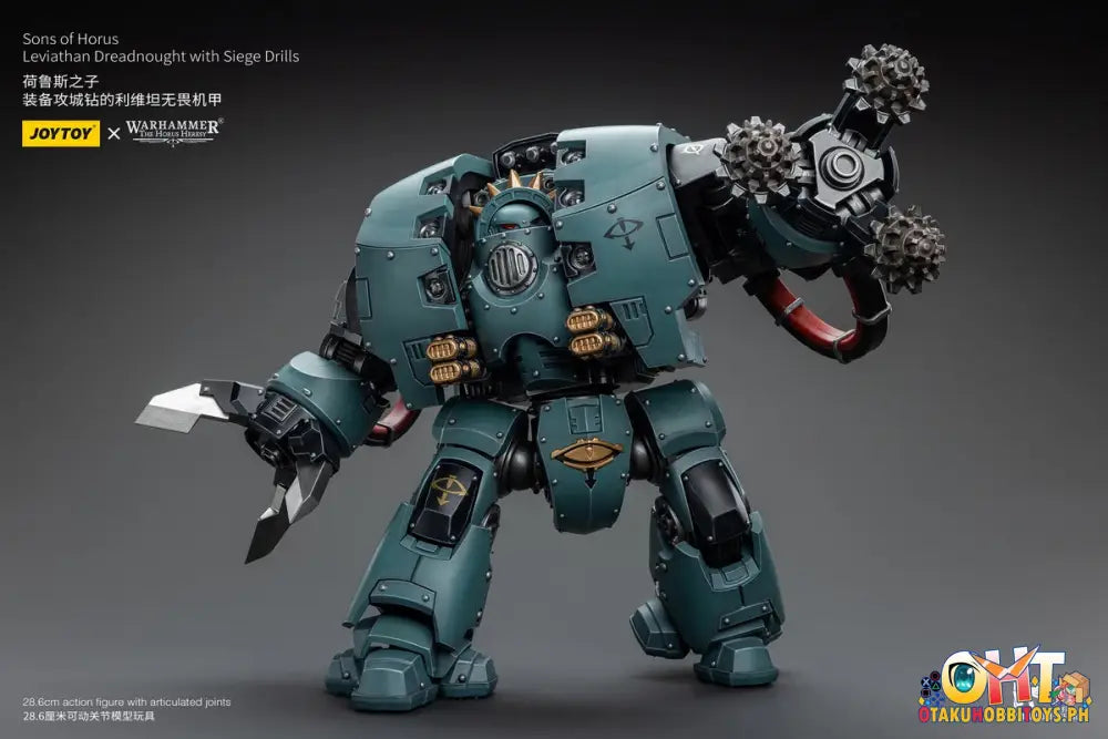 Joytoy Warhammer 40K 1/18 Sons Of Horus Leviathan Dreadnought With Siege Drills Jt9985 Articulated