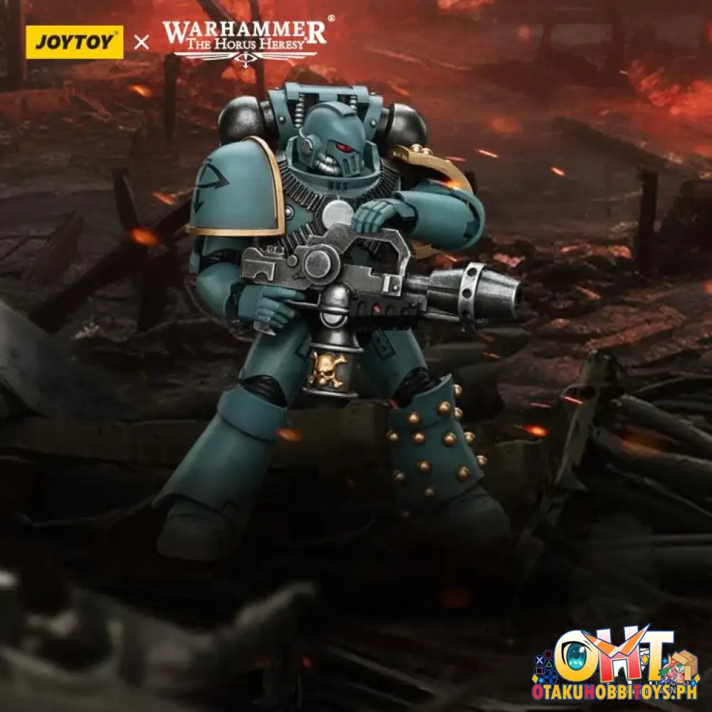 Joytoy Warhammer 40K 1/18 Sons Of Horus Mkiv Tactical Squad Legionary With Flamer Jt9596