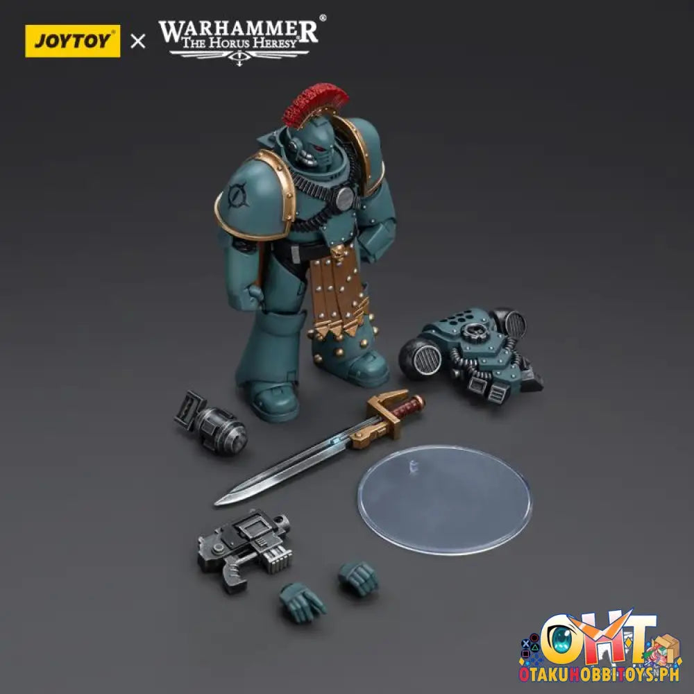 Joytoy Warhammer 40K 1/18 Sons Of Horus Mkiv Tactical Squad Sergeant With Power Fist Jt9572
