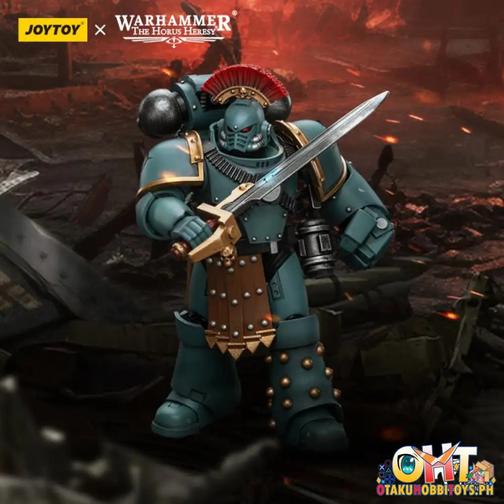 Joytoy Warhammer 40K 1/18 Sons Of Horus Mkiv Tactical Squad Sergeant With Power Fist Jt9572