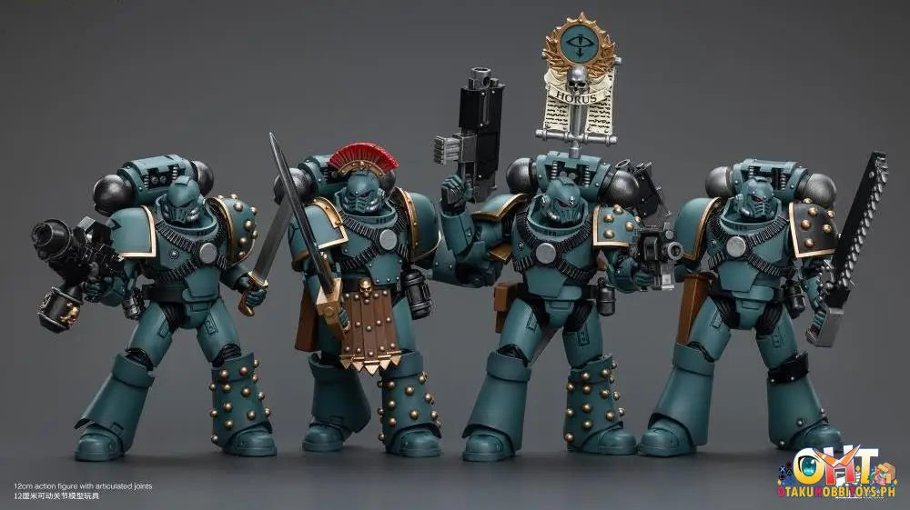 Joytoy Warhammer 40K 1/18 Sons Of Horus Mkiv Tactical Squad Sergeant With Power Fist Jt9572
