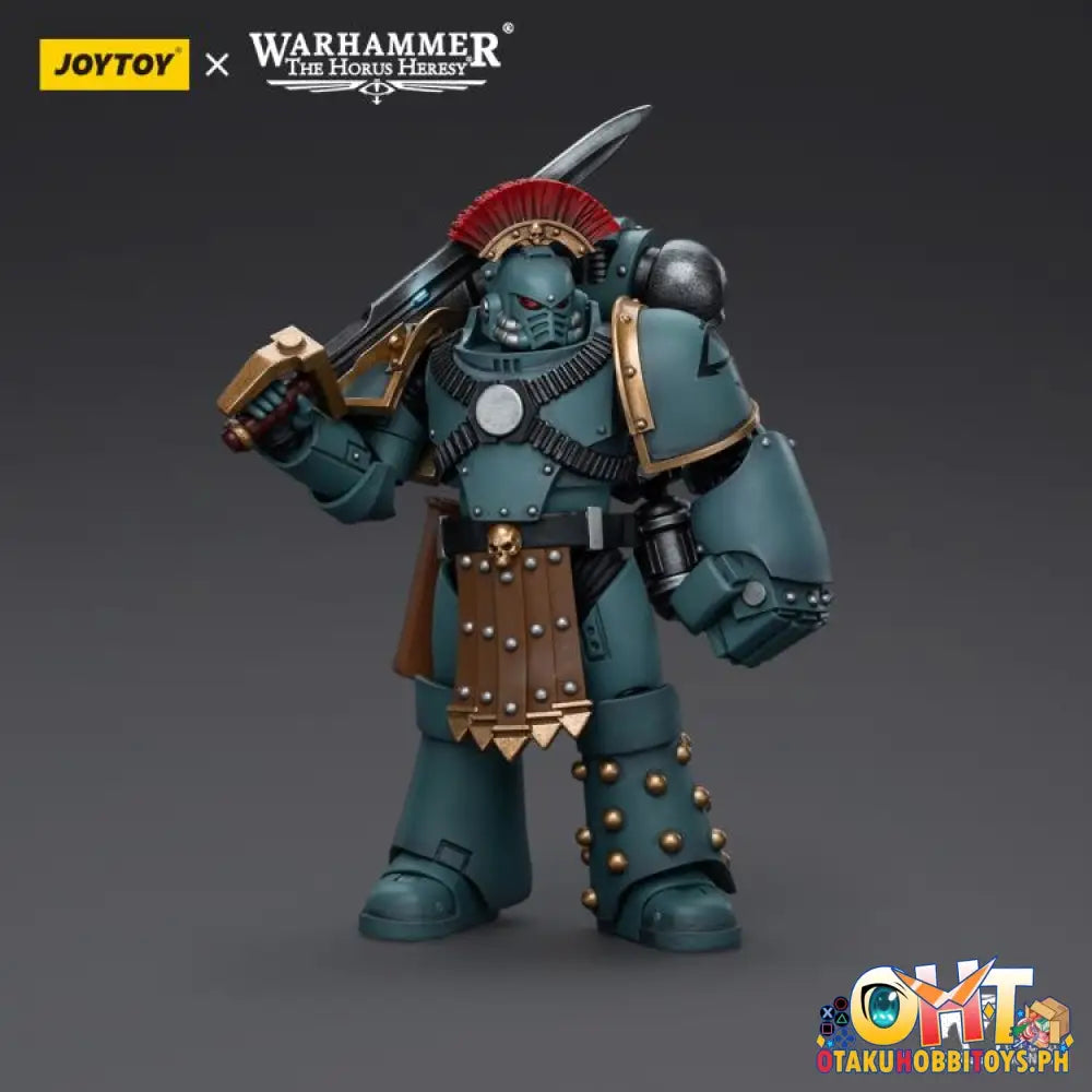 Joytoy Warhammer 40K 1/18 Sons Of Horus Mkiv Tactical Squad Sergeant With Power Fist Jt9572