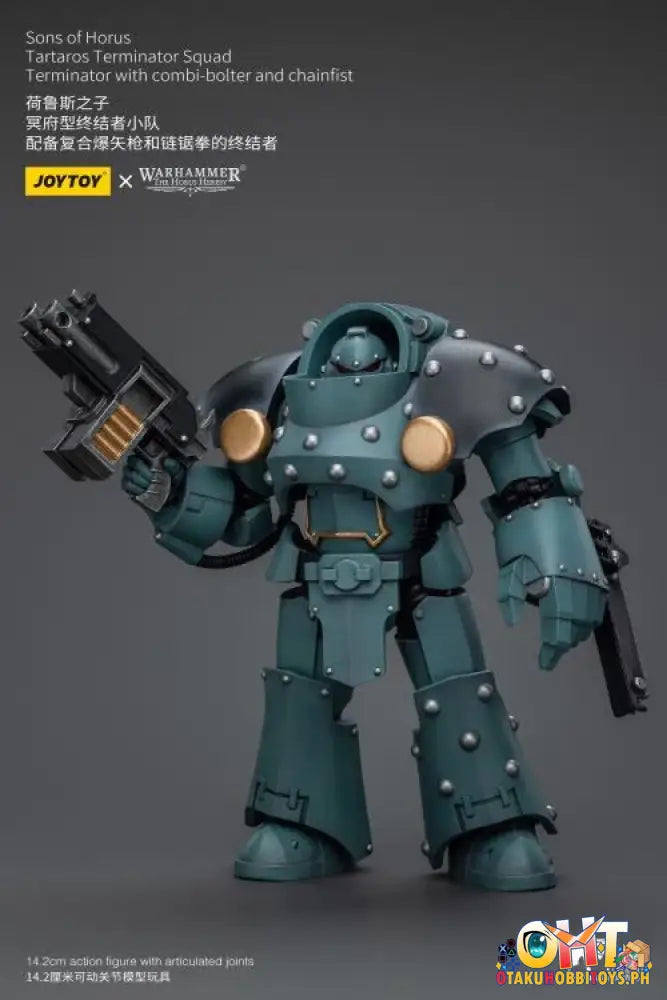 Joytoy Warhammer 40K 1/18 Sons Of Horus Tartaros Terminator Squad With Combi-Bolter And Chainfist