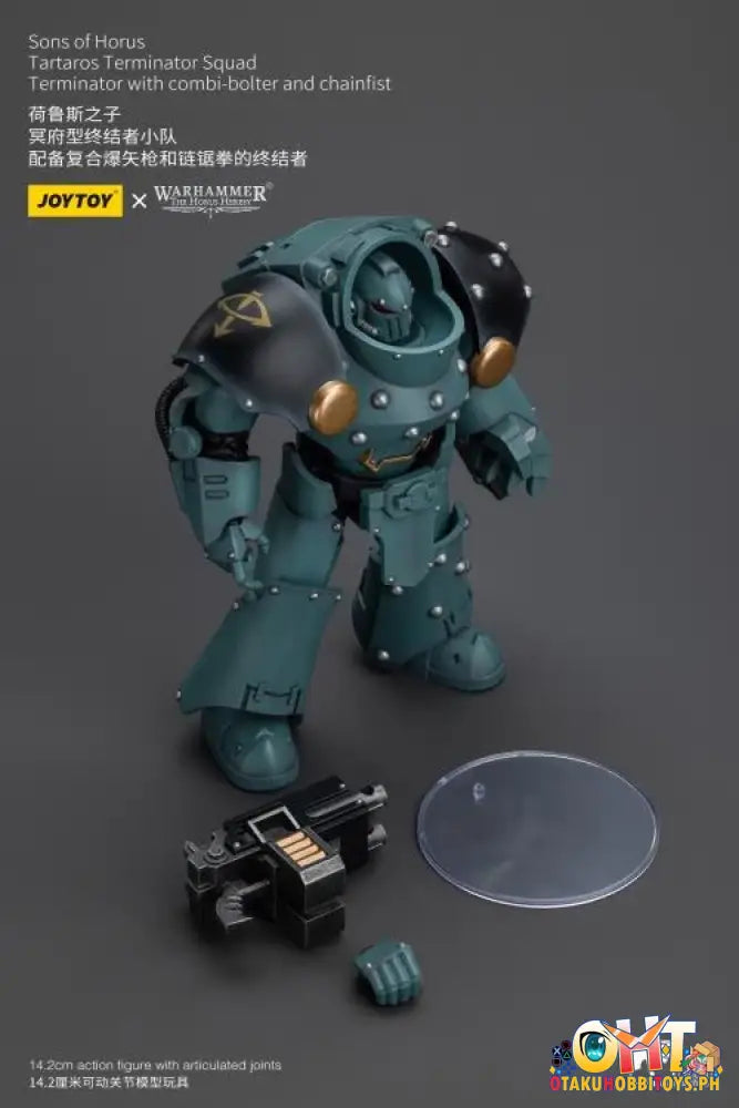 Joytoy Warhammer 40K 1/18 Sons Of Horus Tartaros Terminator Squad With Combi-Bolter And Chainfist
