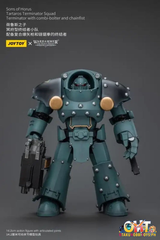 Joytoy Warhammer 40K 1/18 Sons Of Horus Tartaros Terminator Squad With Combi-Bolter And Chainfist