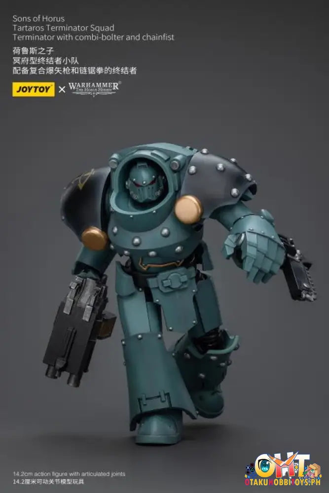 Joytoy Warhammer 40K 1/18 Sons Of Horus Tartaros Terminator Squad With Combi-Bolter And Chainfist