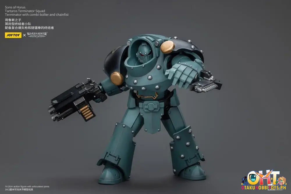 Joytoy Warhammer 40K 1/18 Sons Of Horus Tartaros Terminator Squad With Combi-Bolter And Chainfist