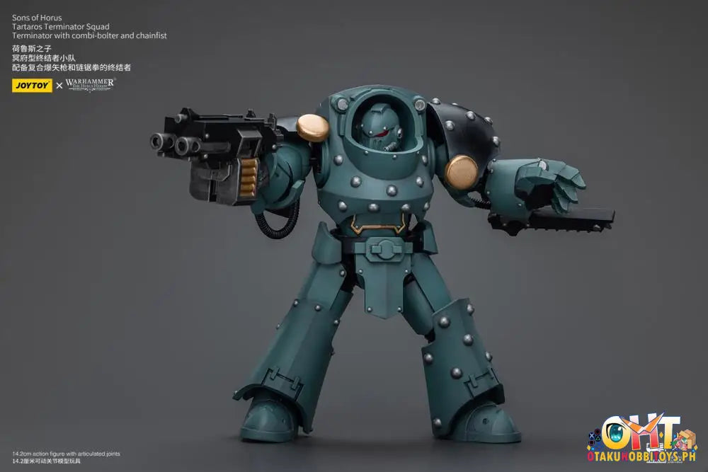 Joytoy Warhammer 40K 1/18 Sons Of Horus Tartaros Terminator Squad With Combi-Bolter And Chainfist