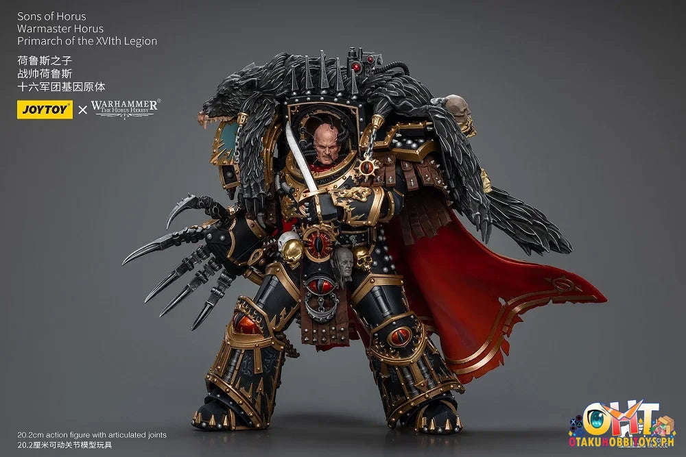 Joytoy Warhammer 40K 1/18 Sons Of Horus Warmaster Primarch The Xvlth Legion Jt9787 Articulated