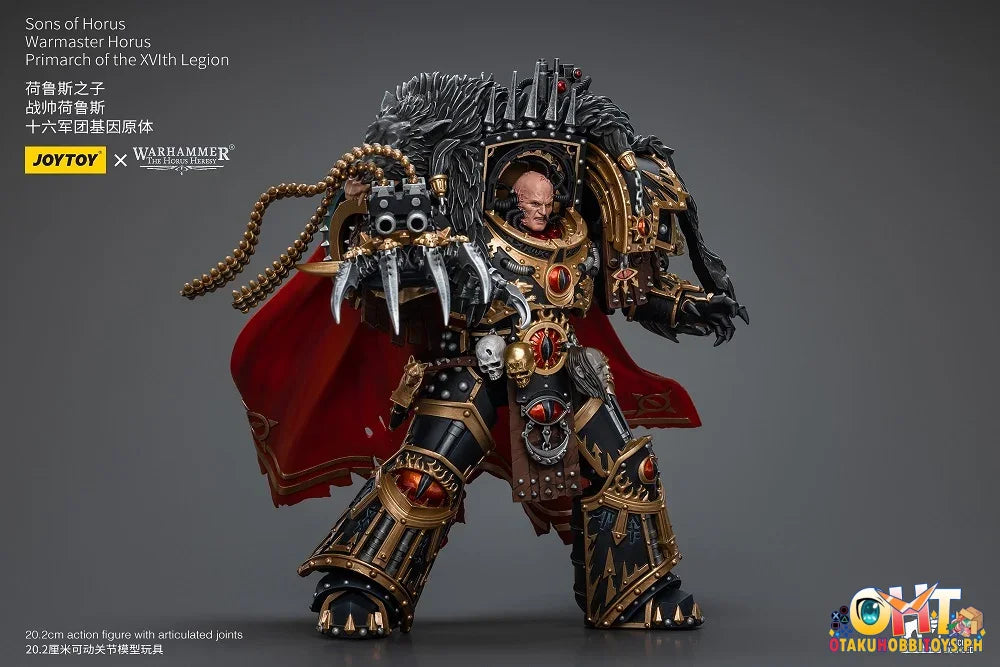 Joytoy Warhammer 40K 1/18 Sons Of Horus Warmaster Primarch The Xvlth Legion Jt9787 Articulated