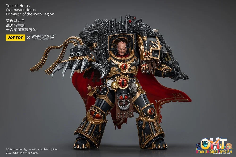 Joytoy Warhammer 40K 1/18 Sons Of Horus Warmaster Primarch The Xvlth Legion Jt9787 Articulated