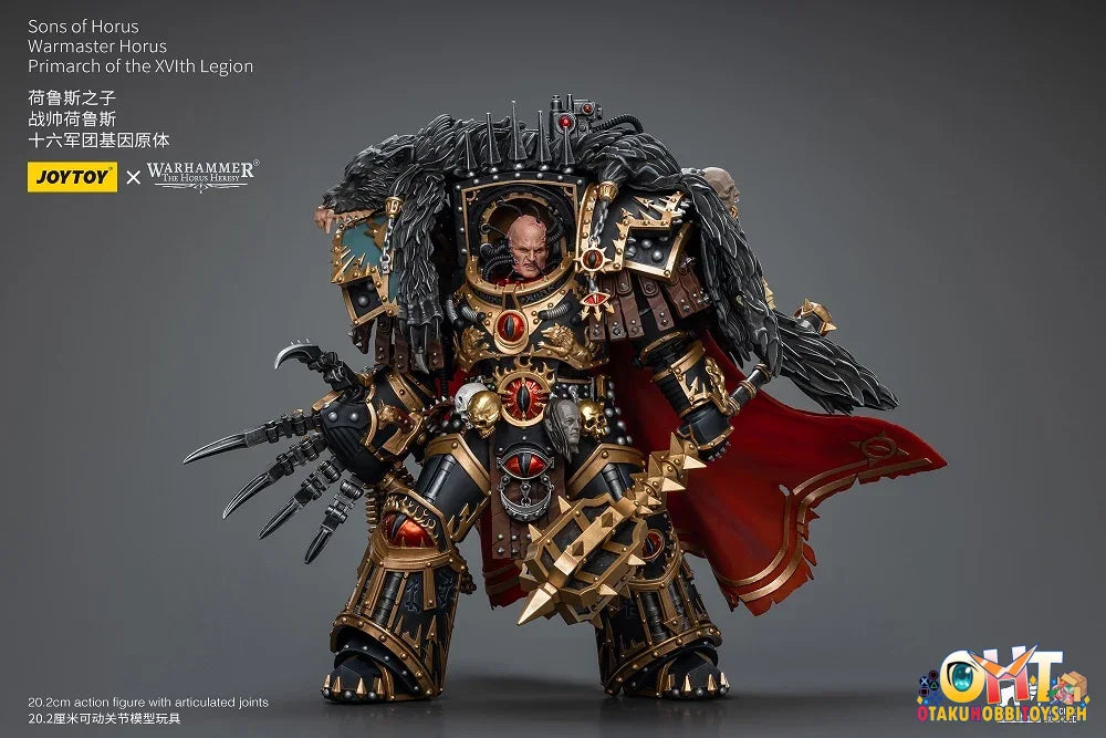 Joytoy Warhammer 40K 1/18 Sons Of Horus Warmaster Primarch The Xvlth Legion Jt9787 Articulated