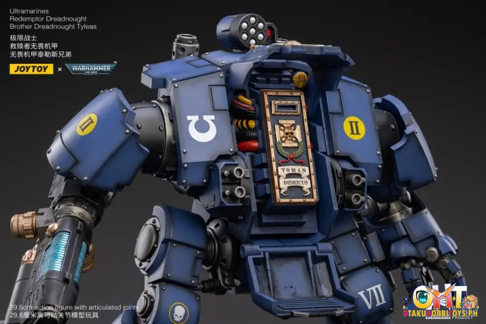 Joytoy Warhammer 40K 1/18 Ultramarines Redemptor Dreadnought Brother Tyleas Jt2757 Articulated