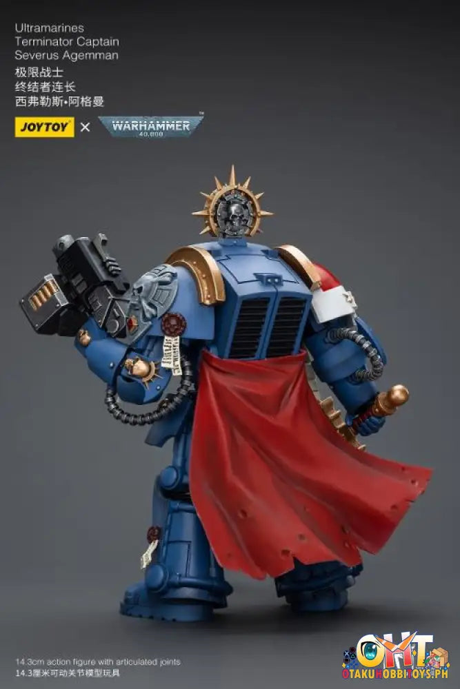 Joytoy Warhammer 40K 1/18 Ultramarines Terminator Captain Severus Agemman Jt9916 Articulated Figure