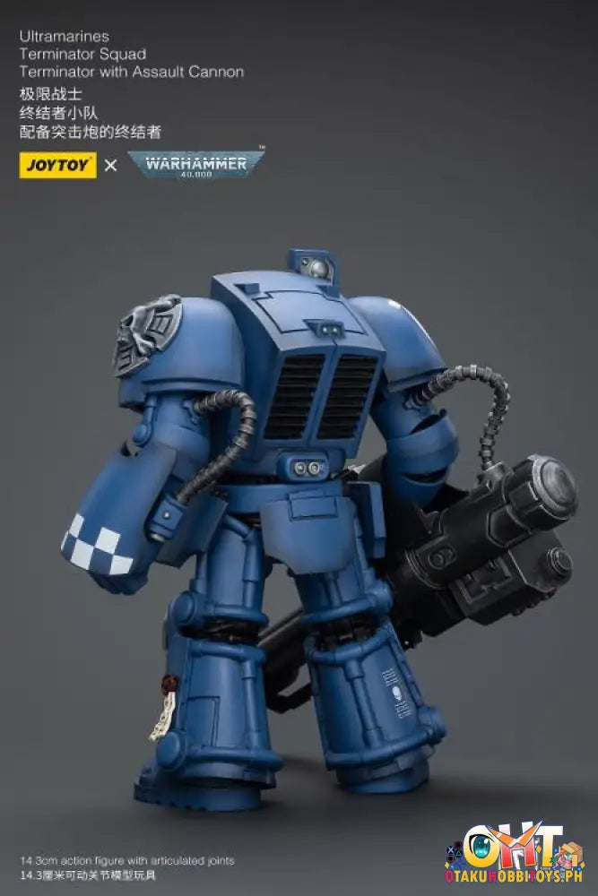 Joytoy Warhammer 40K 1/18 Ultramarines Terminator Squad With Assault Cannon Jt9947 Articulated