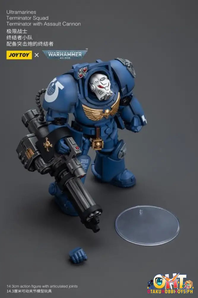 Joytoy Warhammer 40K 1/18 Ultramarines Terminator Squad With Assault Cannon Jt9947 Articulated