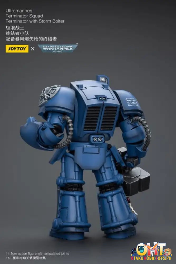 Joytoy Warhammer 40K 1/18 Ultramarines Terminator Squad With Storm Bolter Jt9930 Articulated Figure