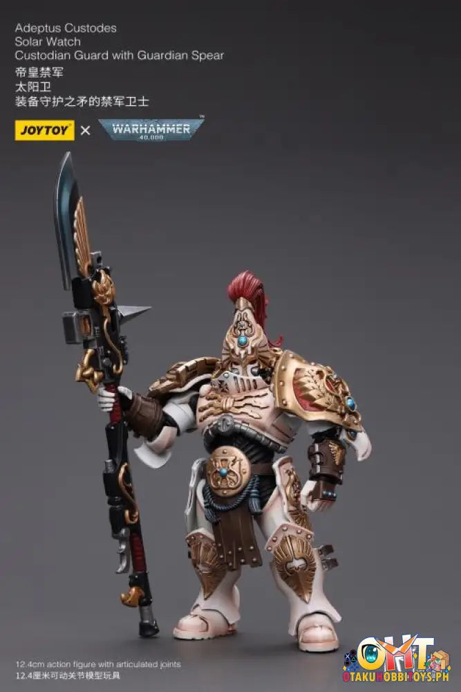 Joytoy Warhammer 40K 1/18 Adeptus Custodes Solar Watch Custodian Guard With Guardian Spear Jt9336