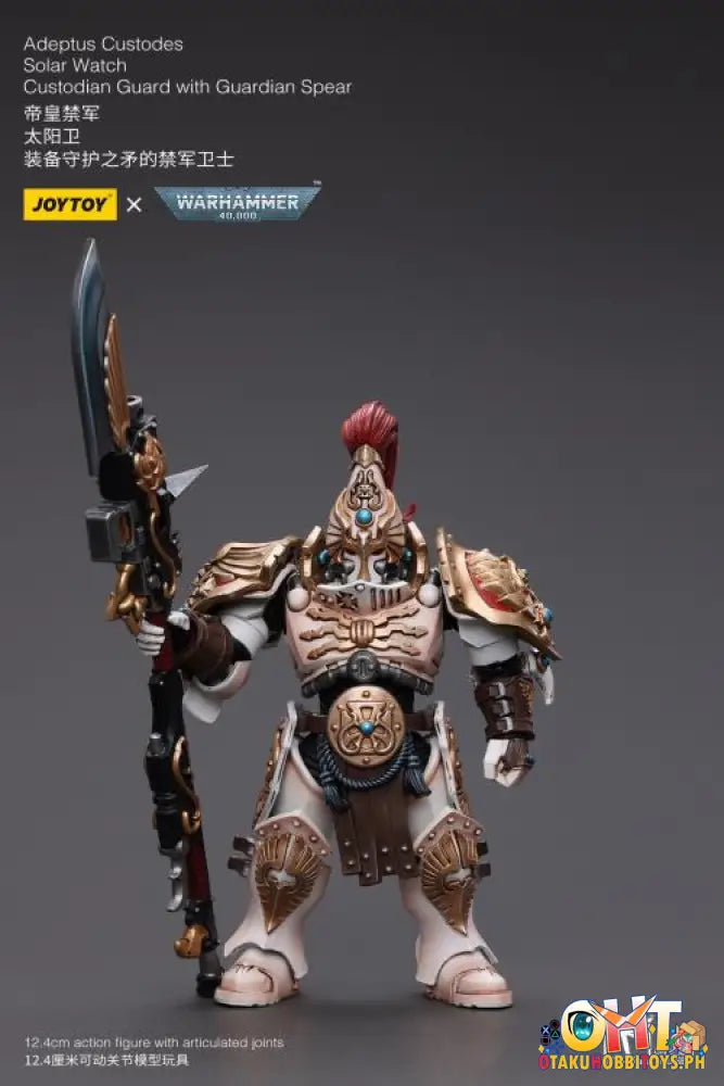 Joytoy Warhammer 40K 1/18 Adeptus Custodes Solar Watch Custodian Guard With Guardian Spear Jt9336