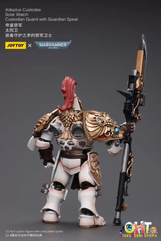 Joytoy Warhammer 40K 1/18 Adeptus Custodes Solar Watch Custodian Guard With Guardian Spear Jt9336