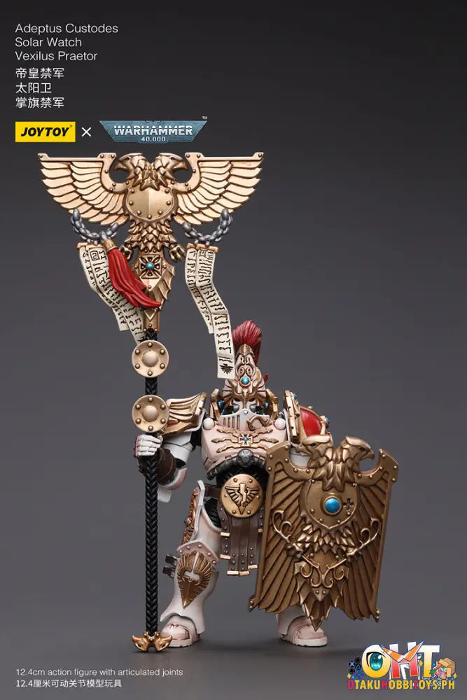 Joytoy Warhammer 40K 1/18 Adeptus Custodes Solar Watch Vexilus Praetor Jt9350 Articulated Figure