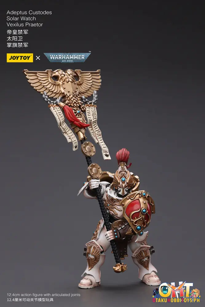 Joytoy Warhammer 40K 1/18 Adeptus Custodes Solar Watch Vexilus Praetor Jt9350 Articulated Figure