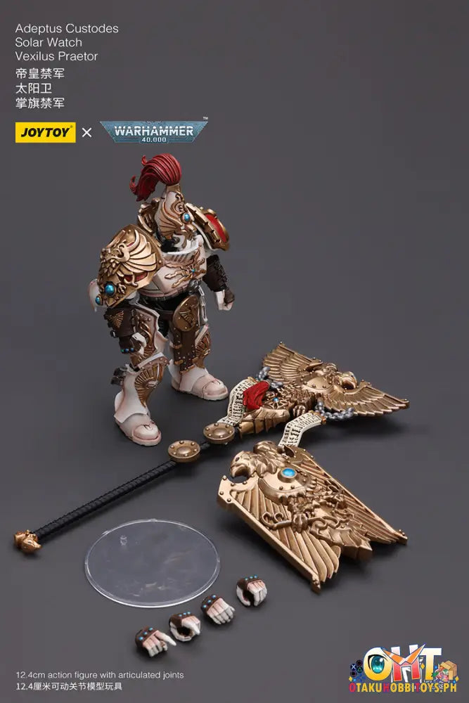 Joytoy Warhammer 40K 1/18 Adeptus Custodes Solar Watch Vexilus Praetor Jt9350 Articulated Figure