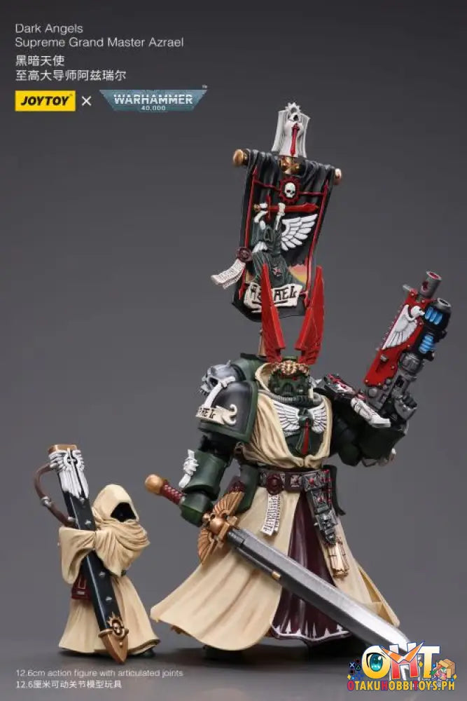 Joytoy Warhammer 40K 1/18 Dark Angels Supreme Grand Master Azrael Jt7899 Articulated Figure