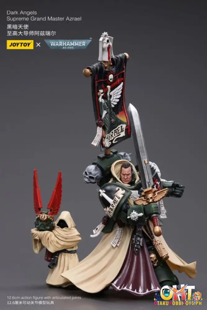 Joytoy Warhammer 40K 1/18 Dark Angels Supreme Grand Master Azrael Jt7899 Articulated Figure