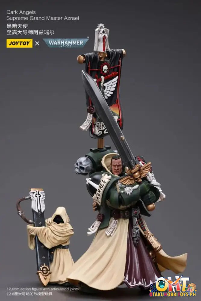 Joytoy Warhammer 40K 1/18 Dark Angels Supreme Grand Master Azrael Jt7899 Articulated Figure