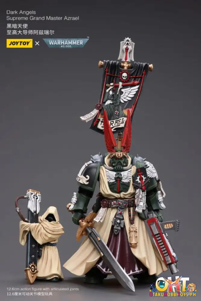 Joytoy Warhammer 40K 1/18 Dark Angels Supreme Grand Master Azrael Jt7899 Articulated Figure