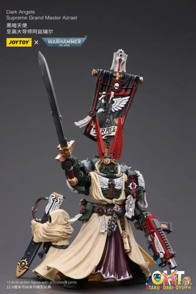 Joytoy Warhammer 40K 1/18 Dark Angels Supreme Grand Master Azrael Jt7899 Articulated Figure