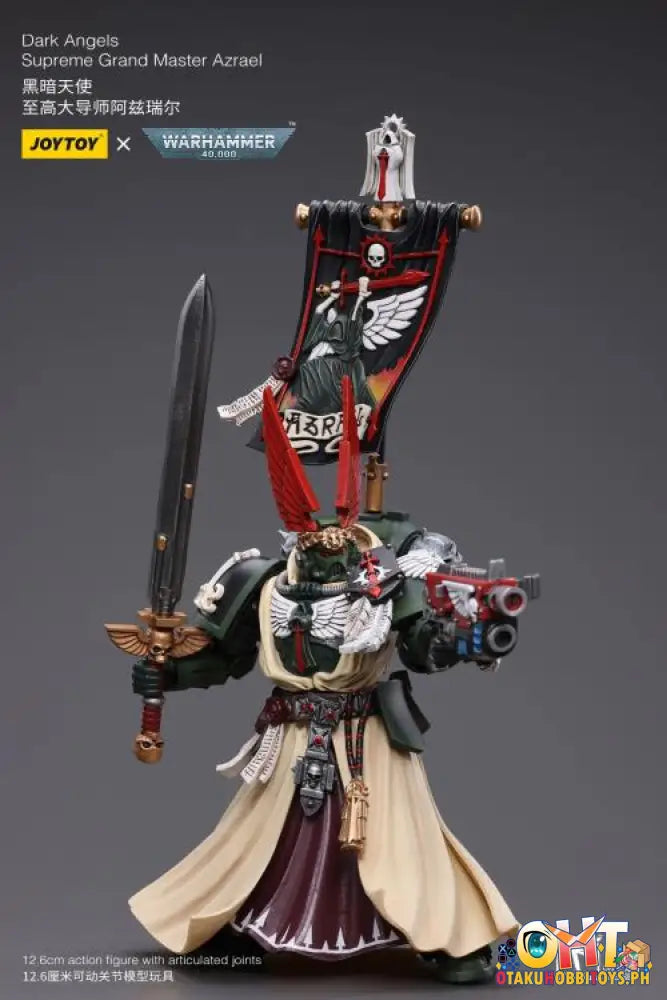 Joytoy Warhammer 40K 1/18 Dark Angels Supreme Grand Master Azrael Jt7899 Articulated Figure