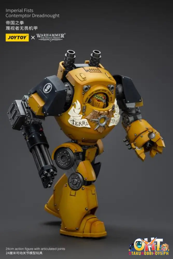 Joytoy Warhammer 40K 1/18 Imperial Fists Contemptor Dreadnought Jt9411 Articulated Figure