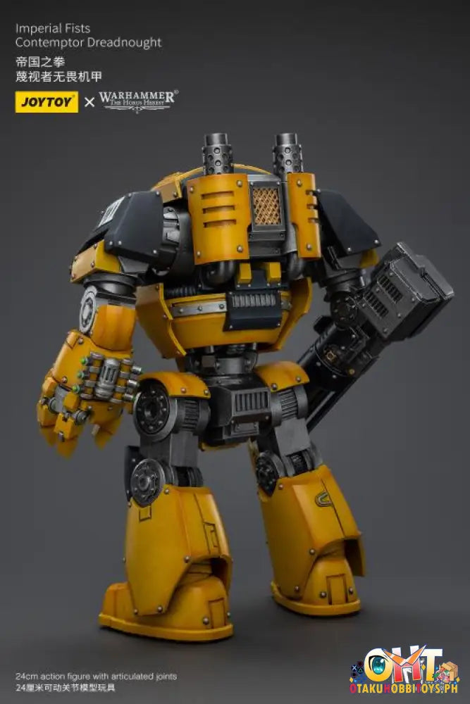 Joytoy Warhammer 40K 1/18 Imperial Fists Contemptor Dreadnought Jt9411 Articulated Figure