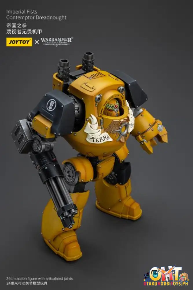 Joytoy Warhammer 40K 1/18 Imperial Fists Contemptor Dreadnought Jt9411 Articulated Figure