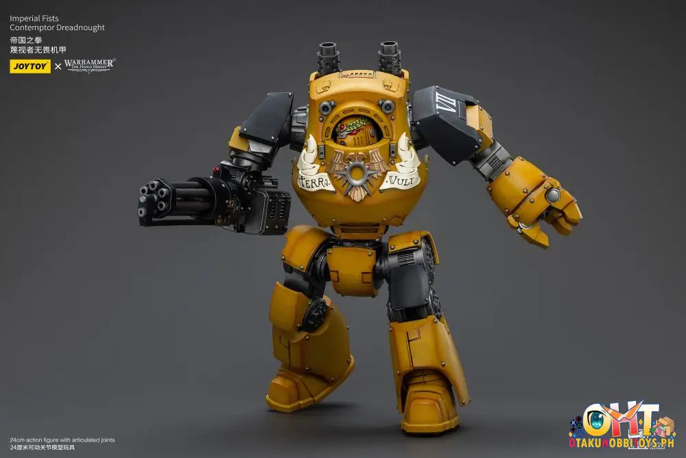 Joytoy Warhammer 40K 1/18 Imperial Fists Contemptor Dreadnought Jt9411 Articulated Figure