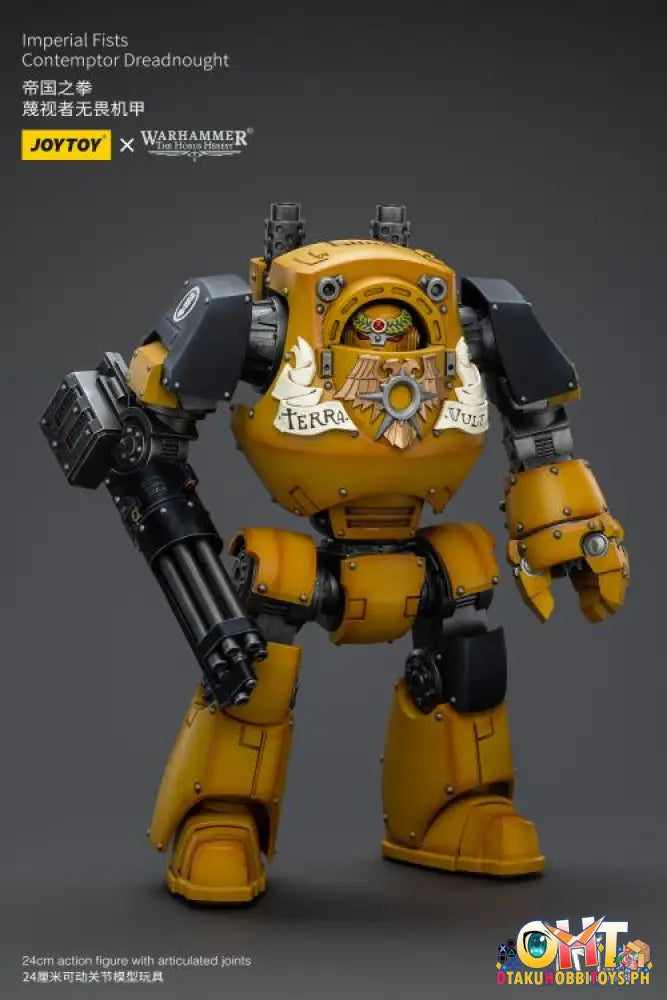 Joytoy Warhammer 40K 1/18 Imperial Fists Contemptor Dreadnought Jt9411 Articulated Figure