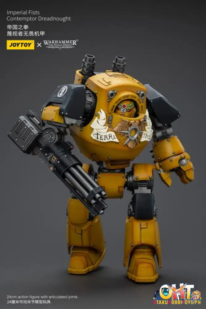 Joytoy Warhammer 40K 1/18 Imperial Fists Contemptor Dreadnought Jt9411 Articulated Figure