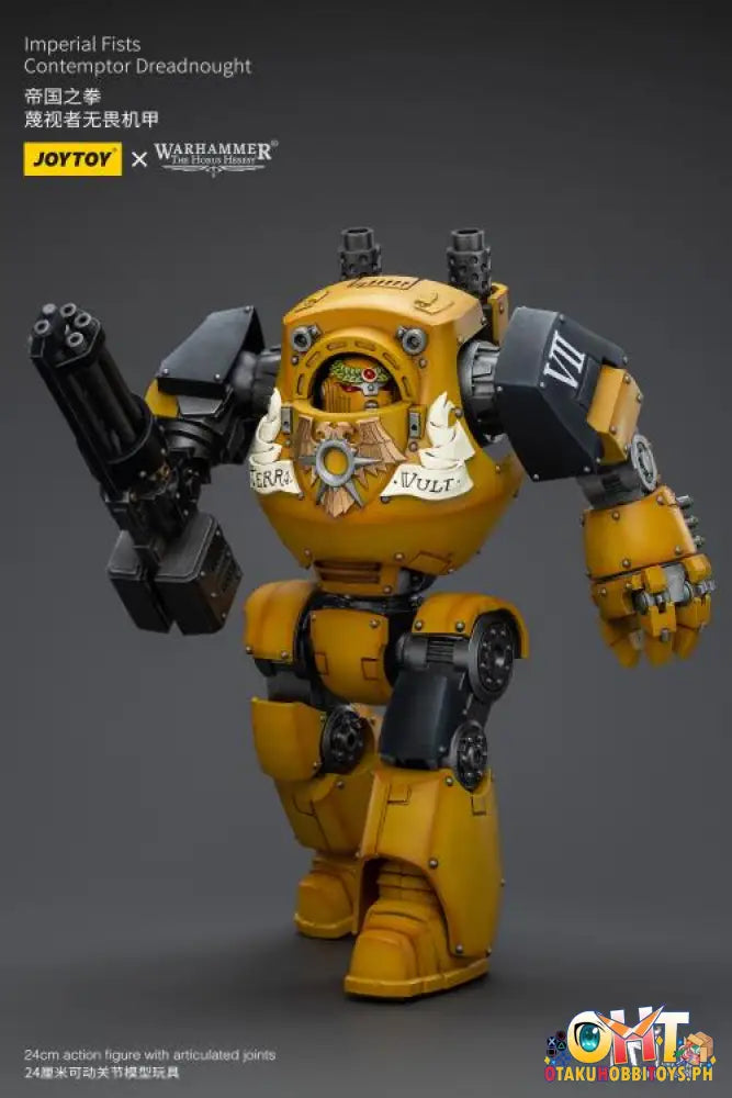 Joytoy Warhammer 40K 1/18 Imperial Fists Contemptor Dreadnought Jt9411 Articulated Figure