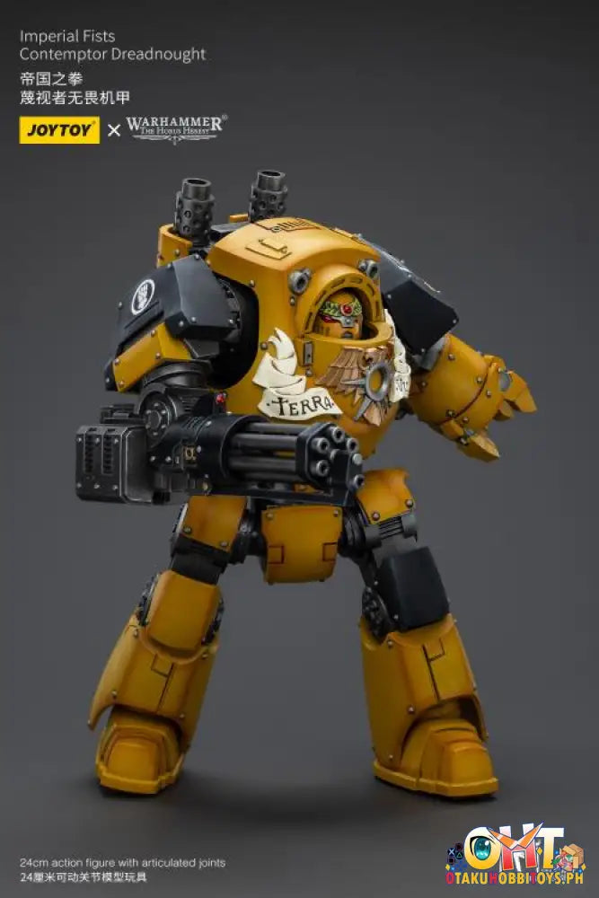 Joytoy Warhammer 40K 1/18 Imperial Fists Contemptor Dreadnought Jt9411 Articulated Figure