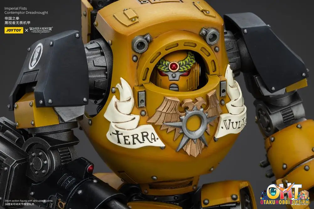 Joytoy Warhammer 40K 1/18 Imperial Fists Contemptor Dreadnought Jt9411 Articulated Figure