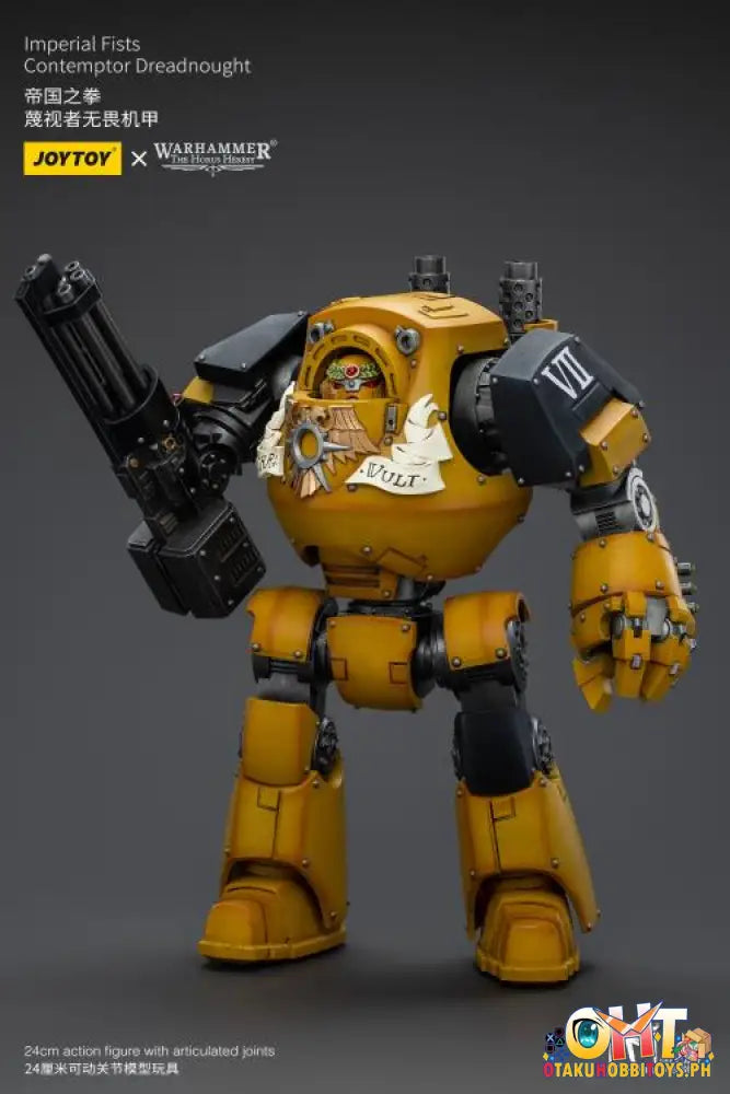 Joytoy Warhammer 40K 1/18 Imperial Fists Contemptor Dreadnought Jt9411 Articulated Figure