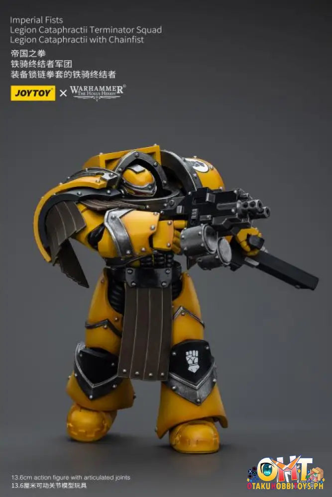 Joytoy Warhammer 40K 1/18 Imperial Fists Legion Cataphractii Terminator Squad Sergeant With