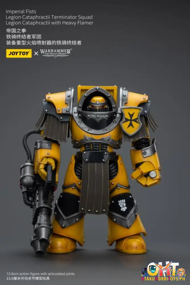 LEBOO JOYTOY Warhammer 40k pugni imperiali Legione Cataphractii Terminator Squad Legion Cataphractii con artigli fulmini 12,2 cm Modello da collezione Regali