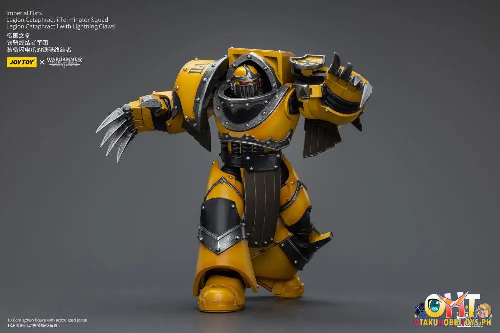 Joytoy Warhammer 40K 1/18 Imperial Fists Legion Cataphractii Terminator Squad Sergeant With