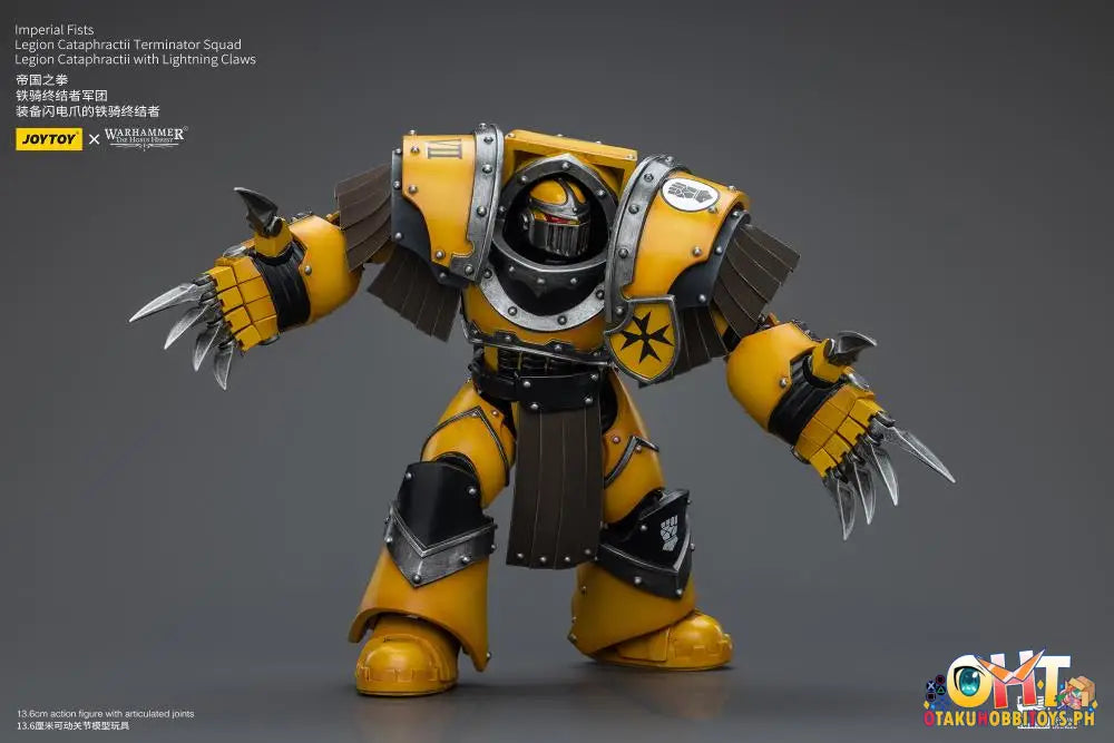 Joytoy Warhammer 40K 1/18 Imperial Fists Legion Cataphractii Terminator Squad Sergeant With