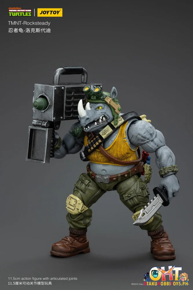 Jt8469 1/18 Tmnt Rocksteady Articulated Figure