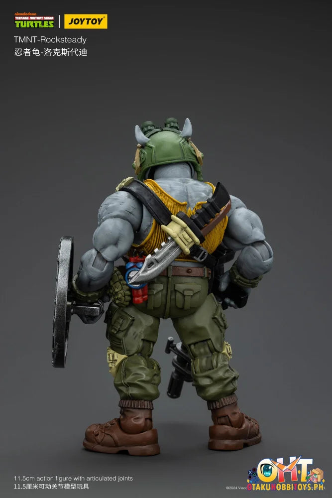 Jt8469 1/18 Tmnt Rocksteady Articulated Figure