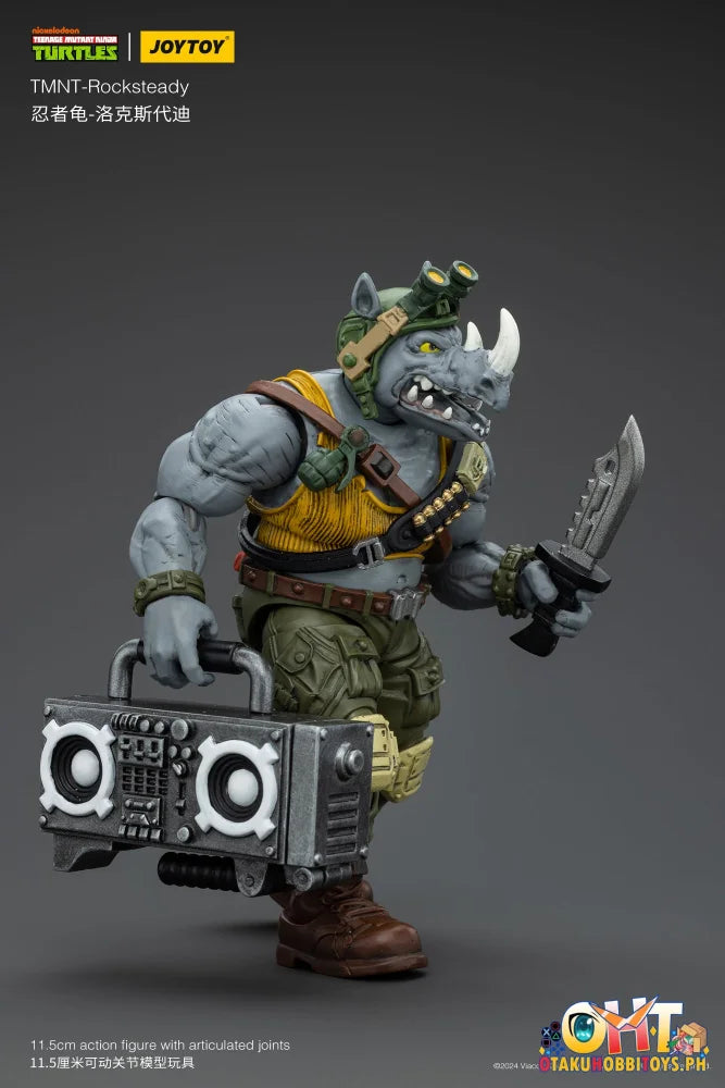 Jt8469 1/18 Tmnt Rocksteady Articulated Figure